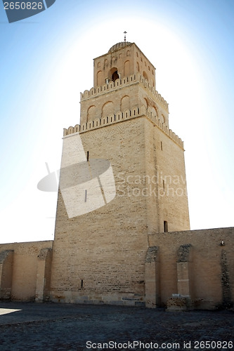Image of The Minaret of the Great Mosque of Kairouan in Tunisia