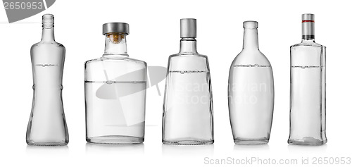 Image of Bottles of vodka