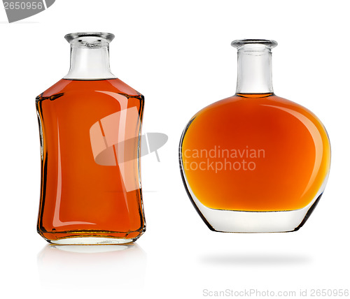 Image of Bottles of cognac