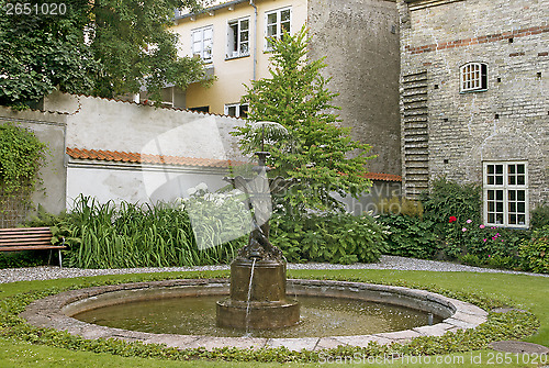 Image of Courtyard with a fountain