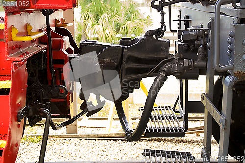 Image of train coupling