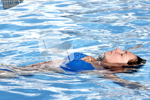 Image of Girl in Pool