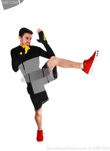 Image of Kicking exercise.