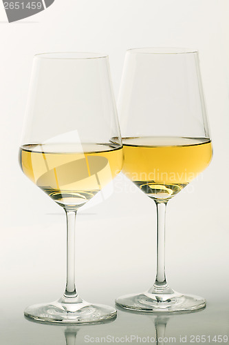 Image of White Wine Glasses