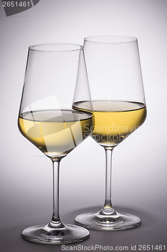 Image of White Wine Glasses