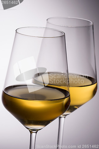 Image of White Wine Glasses