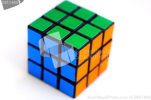 Image of Color sides of a cube-rubika.