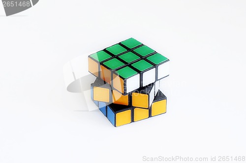 Image of Color sides of a cube-rubika.