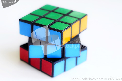 Image of Color sides of a cube-rubika.