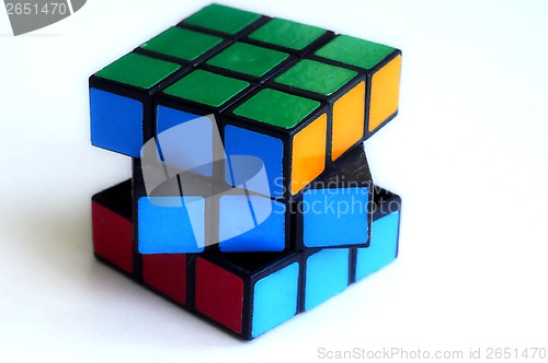 Image of Color sides of a cube-rubika.