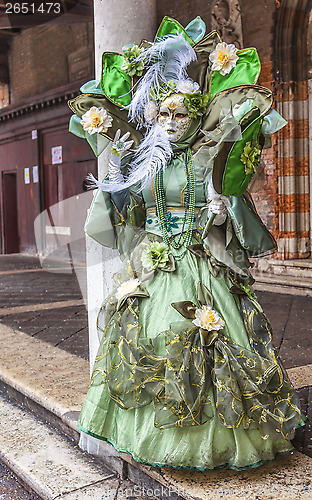 Image of Complex Green Venetian Disguise