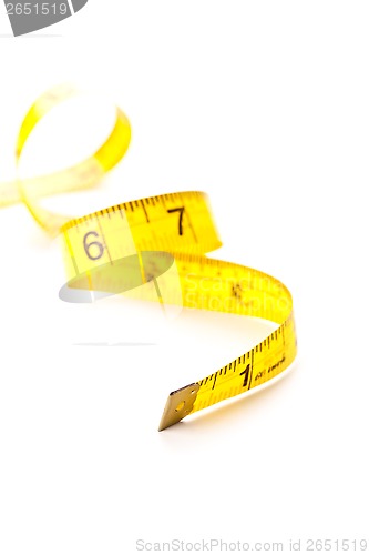 Image of yellow measuring tape