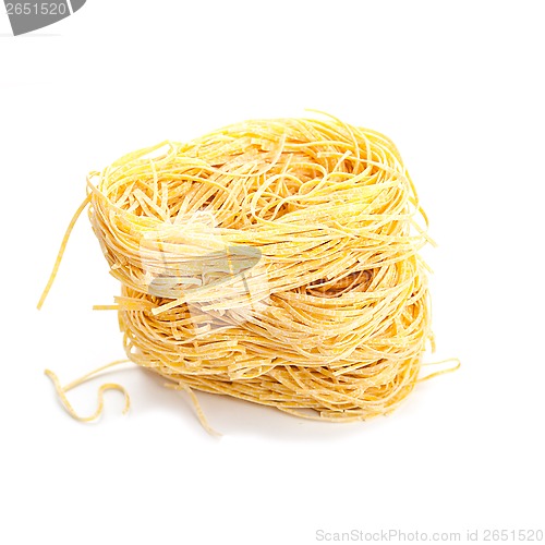 Image of uncooked egg pasta