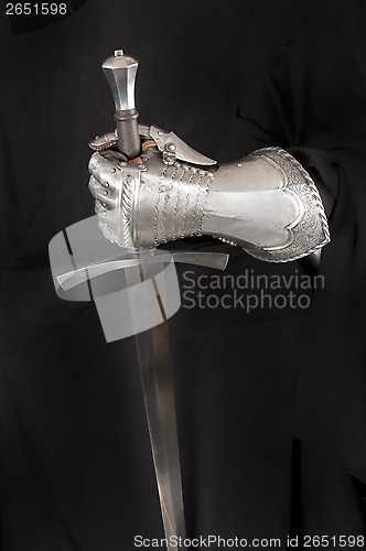Image of Knight's metal glove