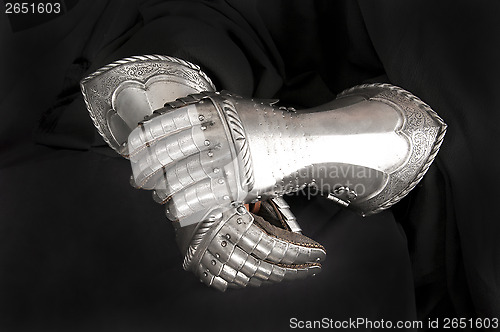 Image of Knight's metal glove