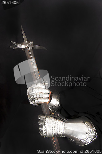 Image of Knight's metal glove