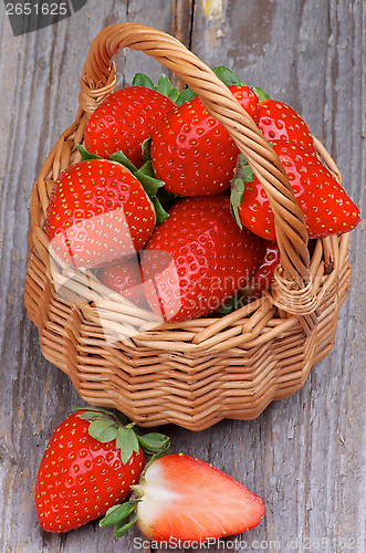 Image of Strawberries in Basket