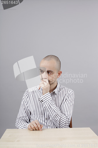 Image of Man at desk