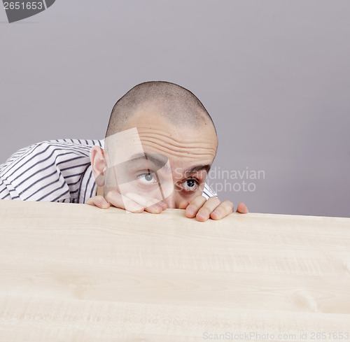 Image of Man at desk