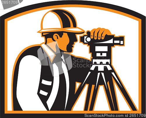 Image of Surveyor Geodetic Engineer Survey Theodolite