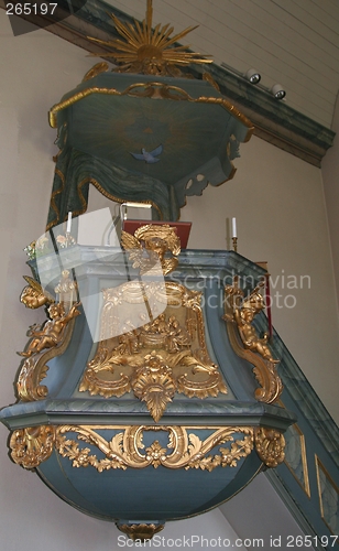 Image of Old pulpit