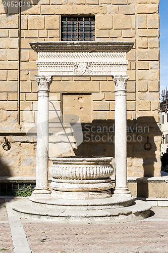 Image of Historic fountain in Pienza