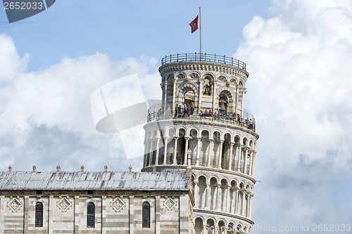 Image of Closeup Leaning Tower Pisa