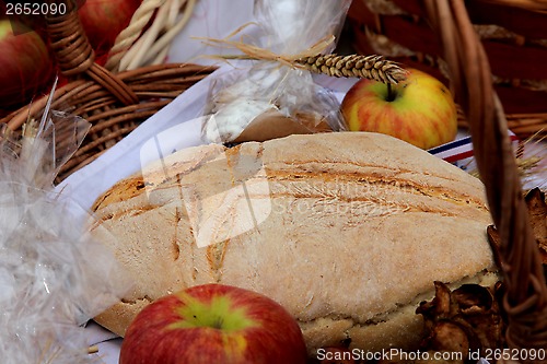 Image of Closeup of delicious homemade bread