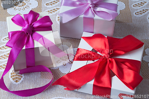Image of Gift for the holiday of New year, Christmas, Easter, birthday, a