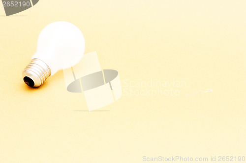 Image of Background with lit lightbulb