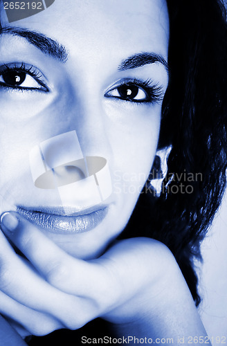 Image of Beautiful girl face