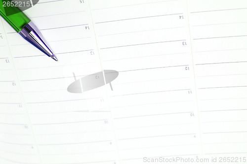 Image of Color pencil and agenda