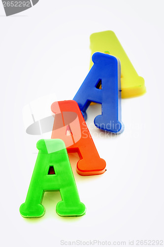 Image of Close-up of letters