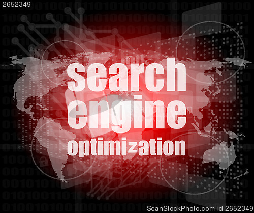 Image of Search Engine Optimization - SEO Sign in Browser Window