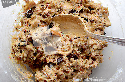 Image of Raw cookie dough mixed