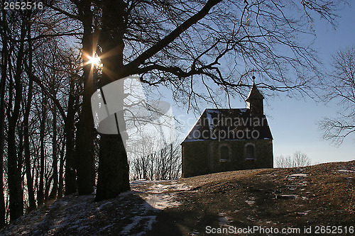 Image of Beautiful small rural church in Croatia