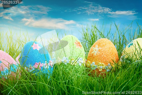 Image of Decorated easter eggs