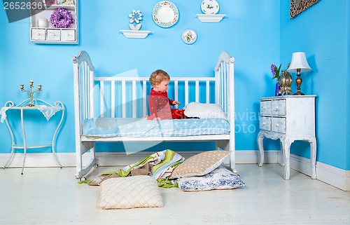 Image of Children on the bed