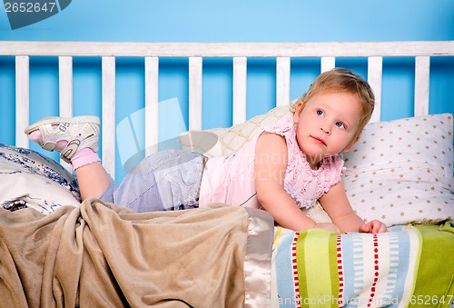 Image of Baby on the bed