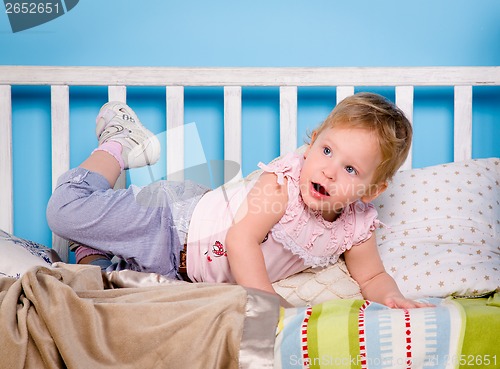 Image of Baby on the bed