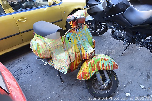 Image of Painted Scooter