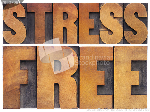 Image of stress free in wood type