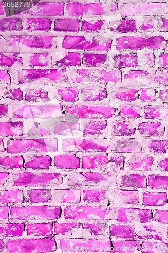 Image of pink brick abstract texture background