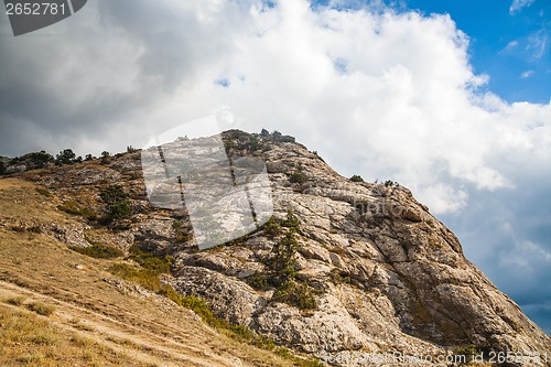 Image of mountains and clouds