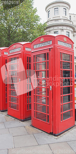 Image of London telephone box