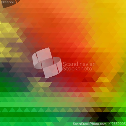 Image of abstract background of the triangles