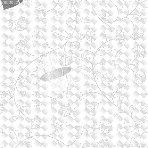 Image of Geometrical background with vegetative elements.