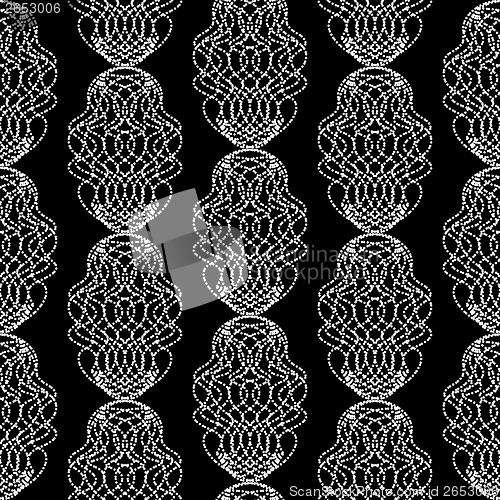 Image of abstract black background of point patterns