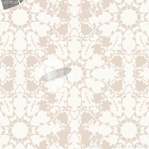 Image of neutral floral background. swirl and curve