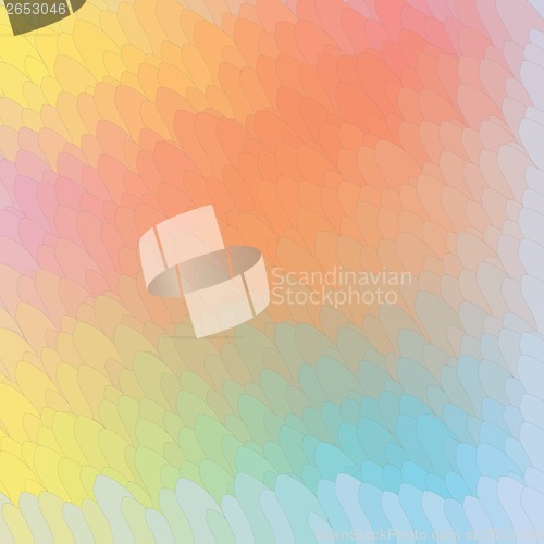 Image of abstract background pastel colors of the rainbow